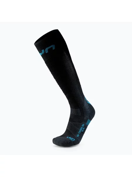 Мъжки скиорски чорапи UYN Ski Touring One Bio black/blue черно