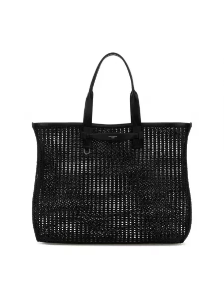 Torba Dolce And Gabbana elegancka z siateczki czarna