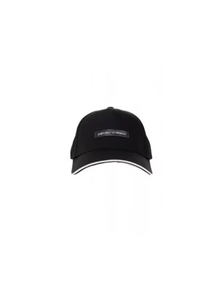 Czapka z daszkiem Emporio Armani czarna