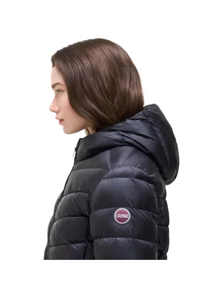 Bunda Colmar Originals s kapucňou čierna