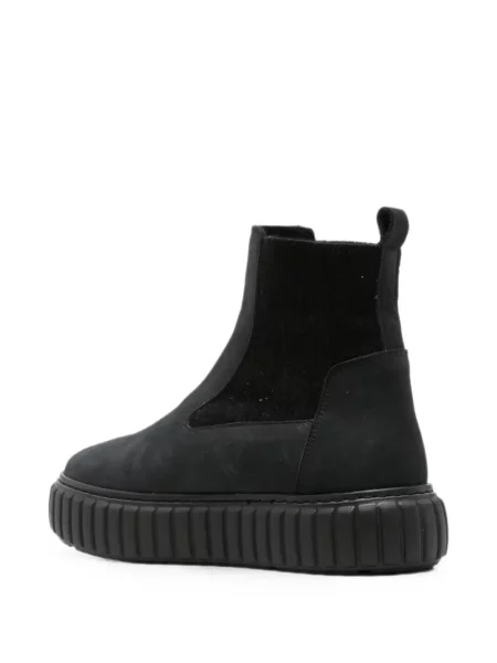 Botine chelsea Sergio Moretti Firenze din piele de căprioară negru