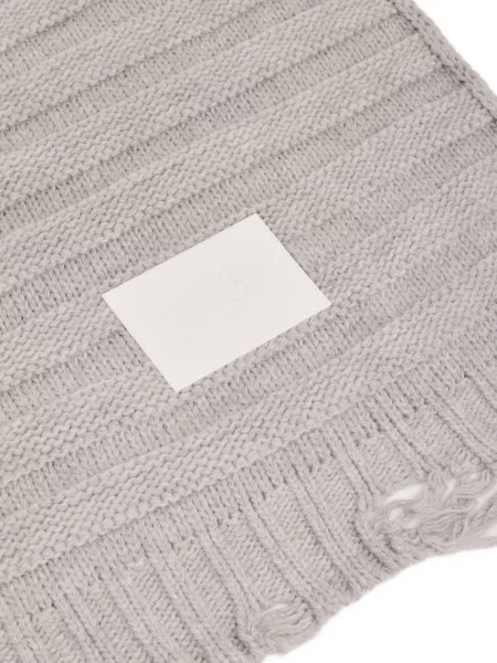 Fular Mm6 Maison Margiela tricotate gri