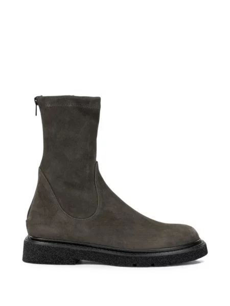 Botine Guglielmo Rotta din piele de căprioară gri