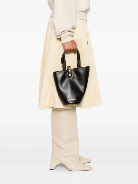 Geantă bucket Jacquemus negru