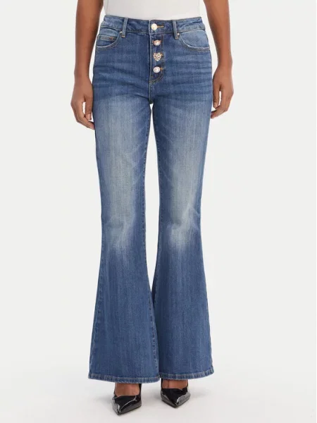 Fracomina Jeans hlače Bootcut Fit modra