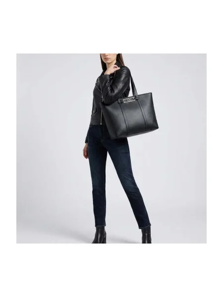 Kabelka Armani Exchange čierna