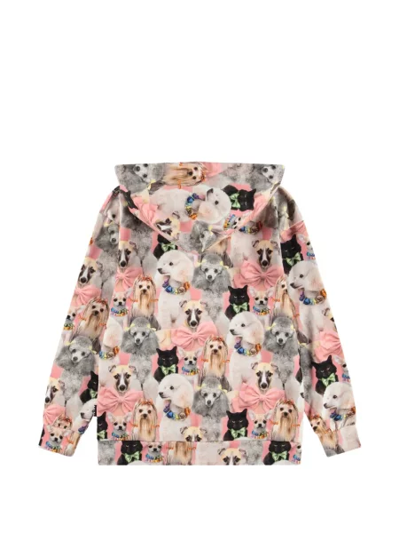 Bluza z kapturem dziecięca Molo różowa