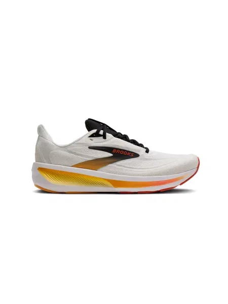 Brooks Revel 9 M White Orange Black Mężczyźni Buty sportowe Brooks Size: 8 biały