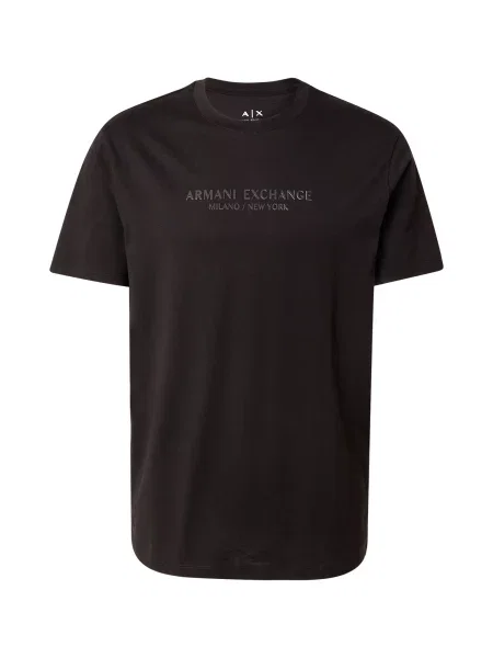 ARMANI EXCHANGE Tricou negru