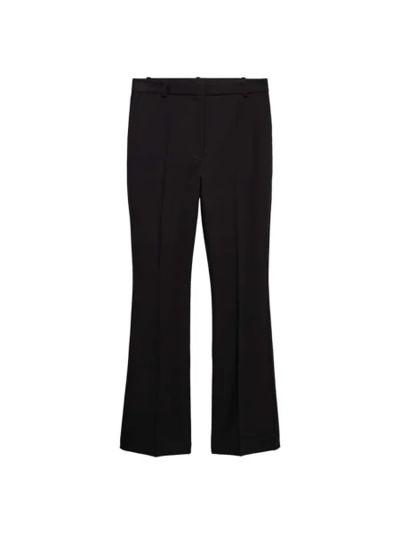 MANGO Pantaloni cu dungă Lisa' negru