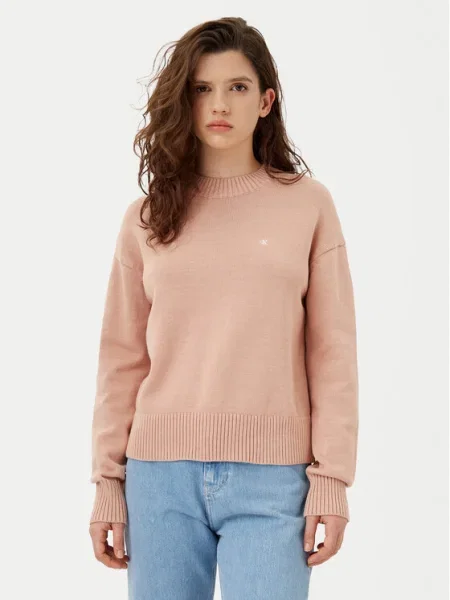 Calvin Klein Jeans Pulover Monogram portocaliu