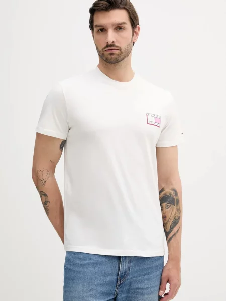 Тениска Tommy Jeans бяло