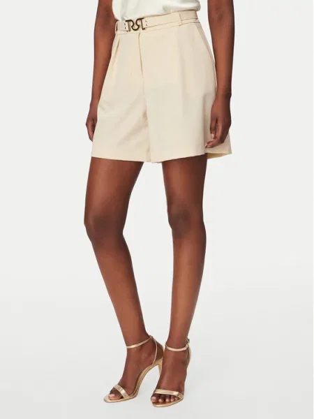 Rinascimento Штани з тканини бежевий