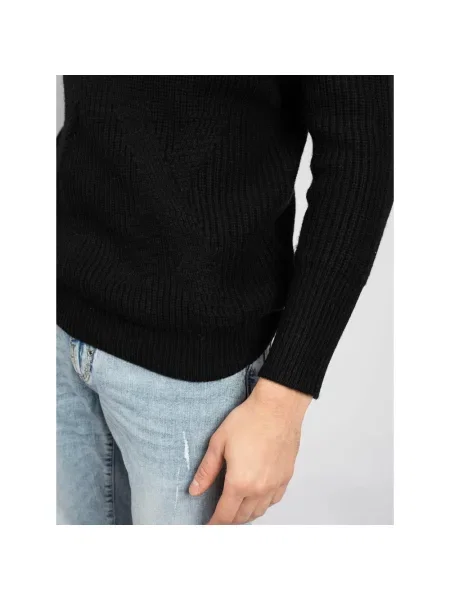 Sweter Guess wełniany czarny