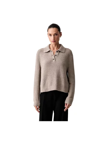 Dzianinowy sweter Marc O'polo beżowy