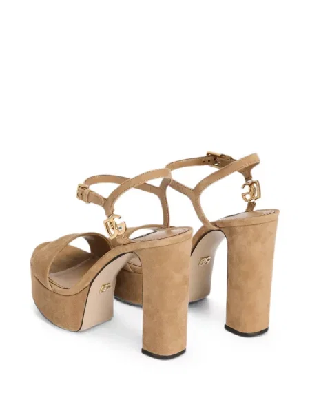 Sandale Dolce & Gabbana din piele de căprioară