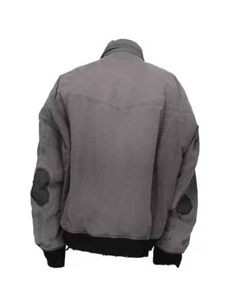 Geacă Maison Mihara Yasuhiro din satin gri