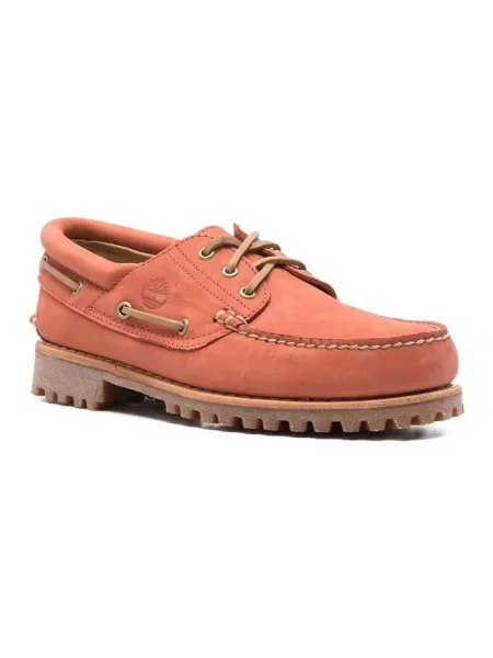 Półbuty Timberland skórzane czerwone
