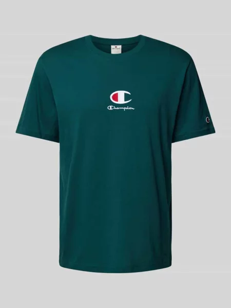 T-shirt z wyhaftowanym logo Champion