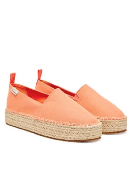 Calvin Klein Jeans Espadrilky Platform Espadrille Ml Cs oranžová