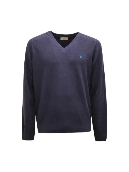 Sweter Brooksfield wełniany niebieski