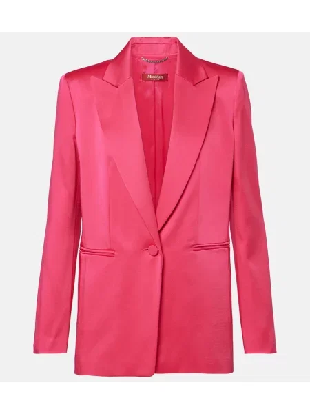 Sacou Max Mara din satin roz