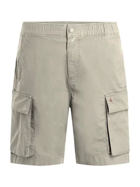 Kratke hlače iz tkanine Calvin Klein Jeans zelena