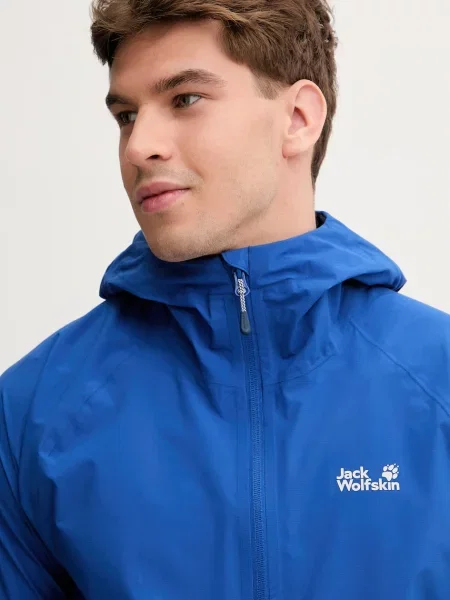Jack Wolfskin férfi esőkabát Prelight Lt kék