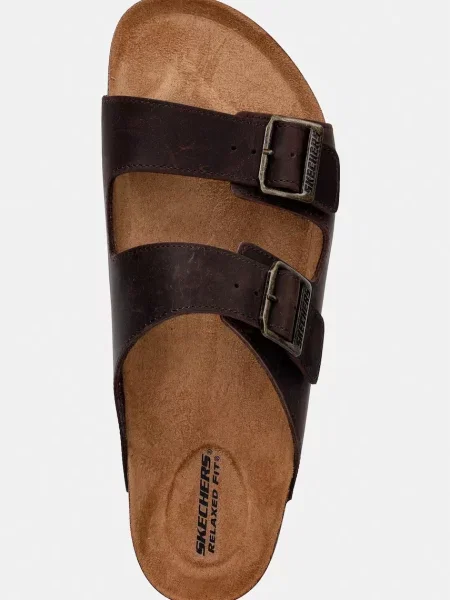Skechers nubuk papucs AIDAN barna