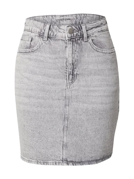 VILA Fustă VIKAJA denim gri