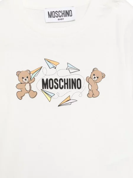 Szorty dziecięce Moschino białe