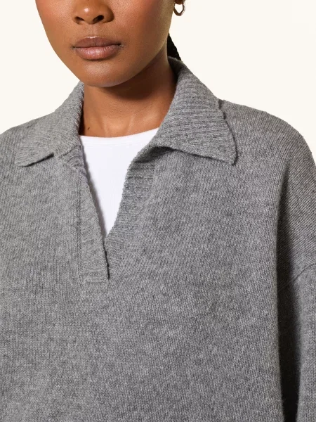 Weekend Max Mara Pletená Polokošile Agre šedá