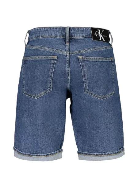 Дънкови шорти Calvin Klein Jeans синьо
