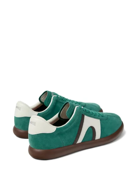 Sneakerși Camper din piele verde
