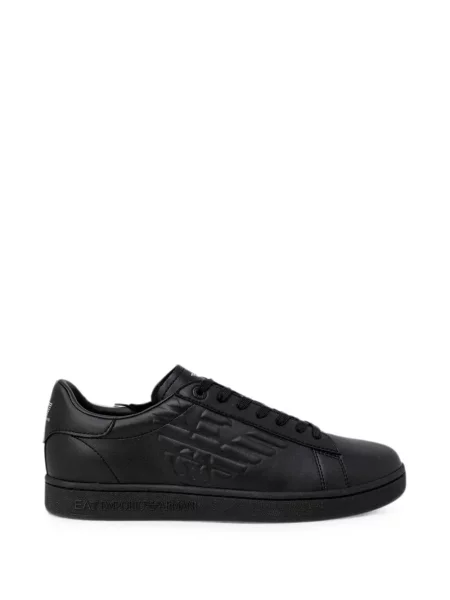 Sneakerși Ea7 Emporio Armani cu autograf negru