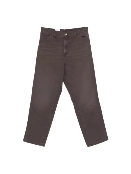Jeansy Carhartt Wip brązowe