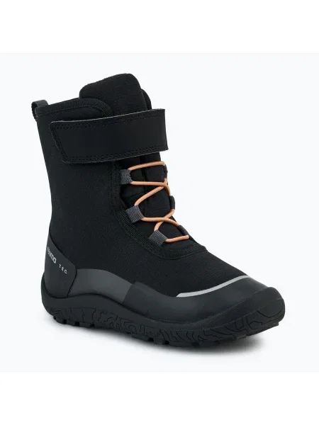 Ghete de iarnă pentru copii Reima Talvella Kids black negru