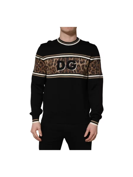 Sweter Dolce And Gabbana z kapturem czarny