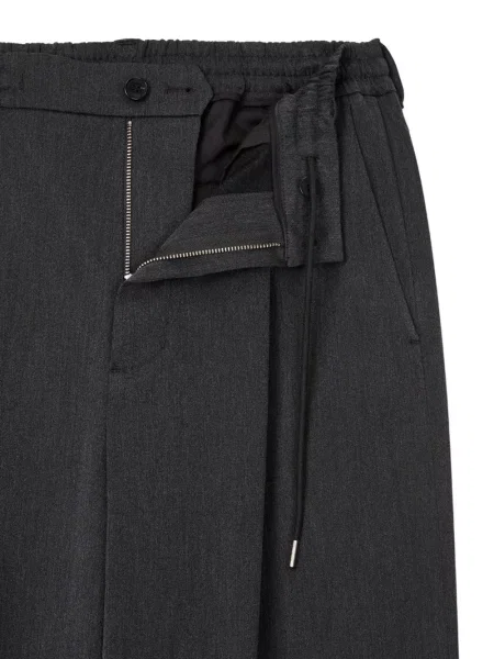 Pantaloni Tomboy cu cordon gri