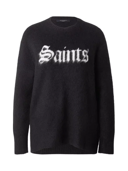AllSaints Pulover negru alb