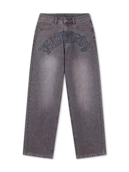 Ed Hardy Džínsy modrá červená sivá