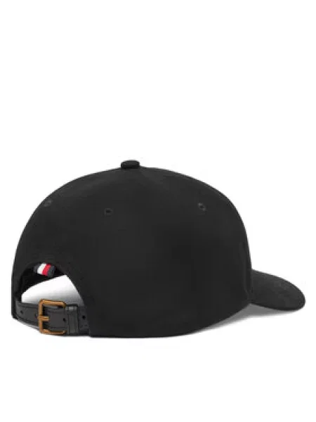 Tommy Hilfiger Kšiltovka Flag Seasonal 5 Panel Černá bílá