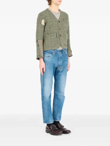 Cardigan Maison Margiela de lână verde