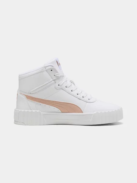 Кеди високі PUMA Carina Mid комбінований верх білий