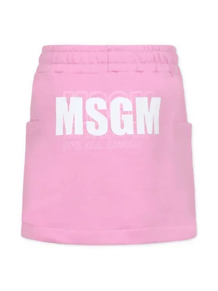 Spódnica mini dziecięca Msgm różowa