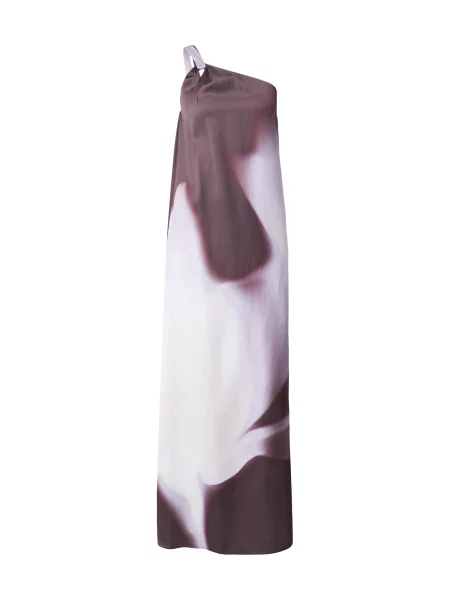 BOSS rochie cu vâscoză Dantea alb
