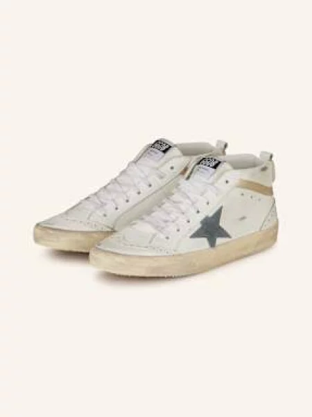 Golden Goose Sneakersy Mid Star weiss białe