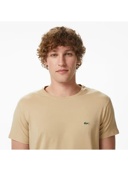 Футболка Lacoste бежевая