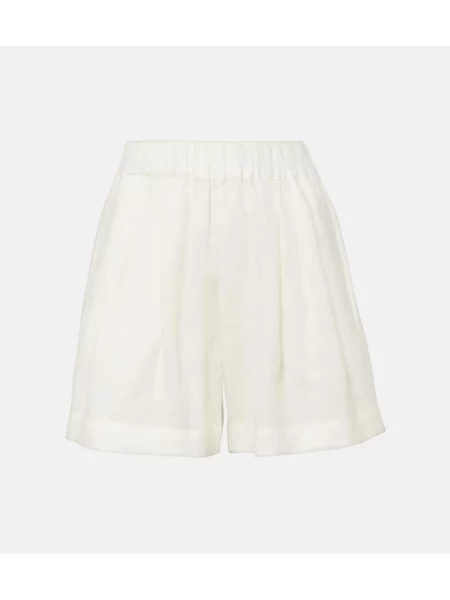 Pantaloni scurți Asceno de in alb