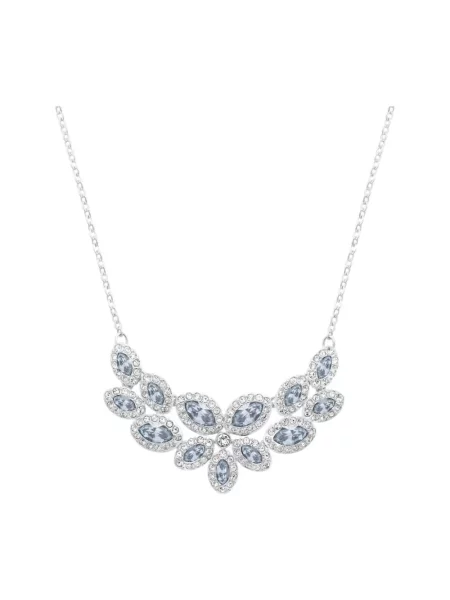 Naszyjnik Swarovski szary